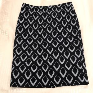 Ann Taylor Pencil Skirt Navy, size 0